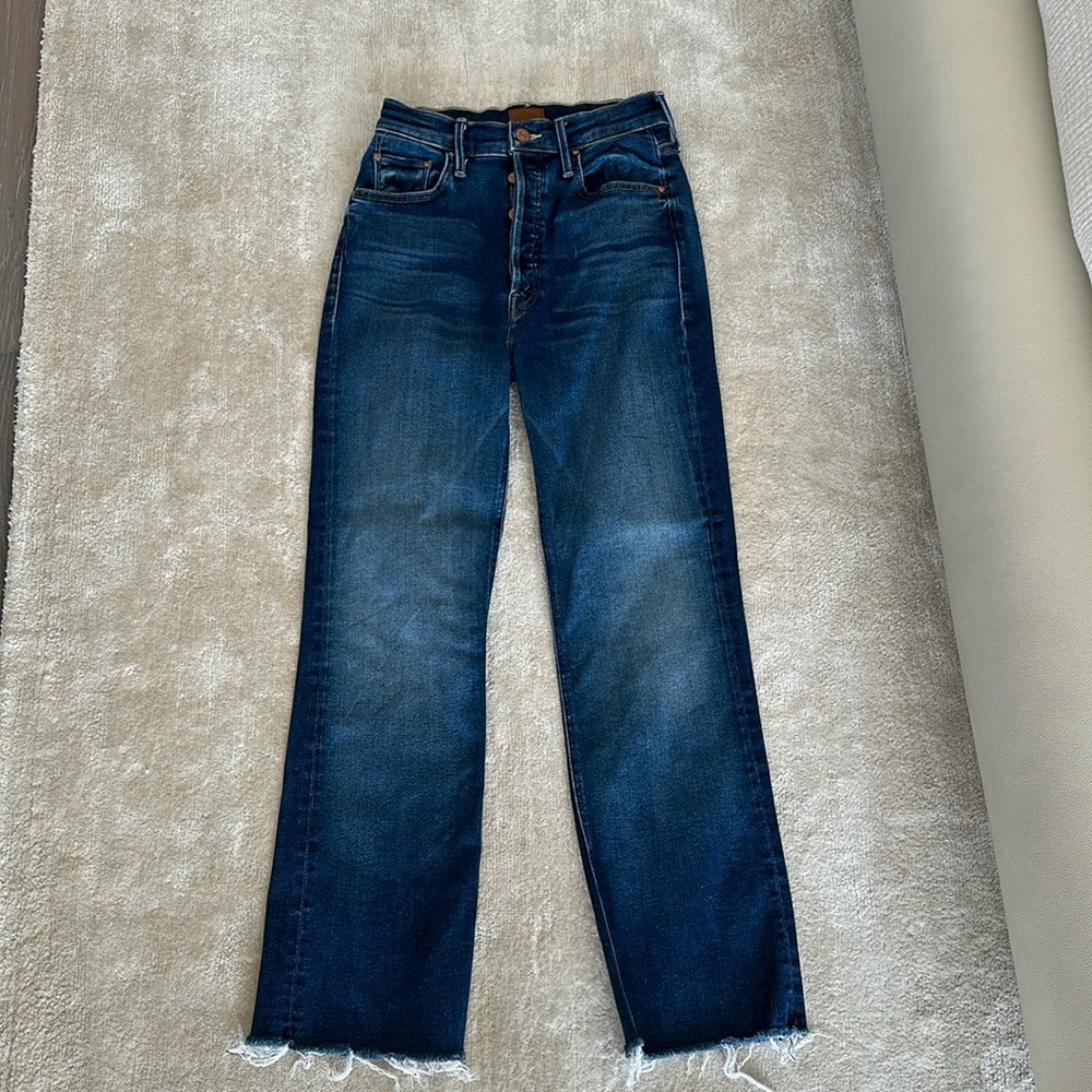 Mother Denim Tripper Ankle Fray